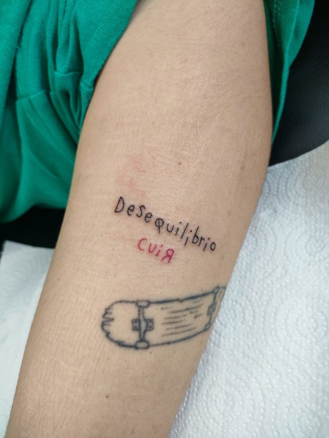 Tatuaje Desequilibrio Cuir